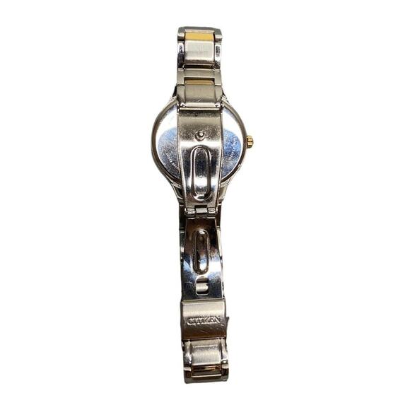 Citizen Corso Eco-drive Silver Gold Stainless Steel Watch Light Powered Analog - Picture 4 of 6